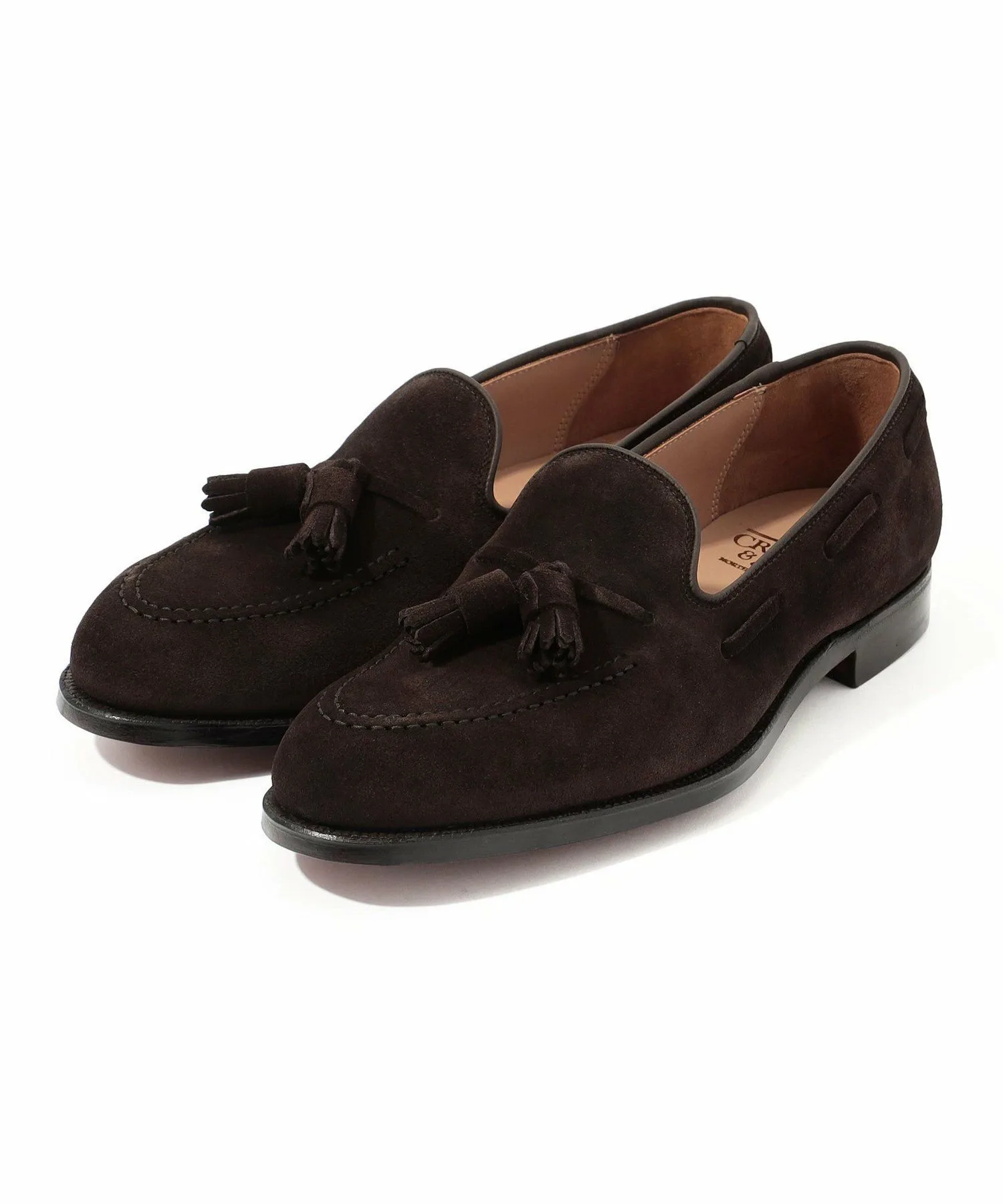 Лоферы CROCKETT & JONES Cavendish с тремя кисточками Tomorrowland Goods, 47 Brown