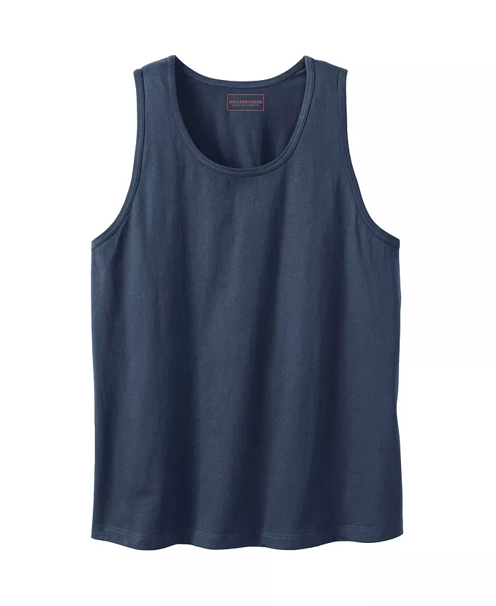 

Футболка-майка Big & Tall Heavyweight Cotton Tank KingSize, синий