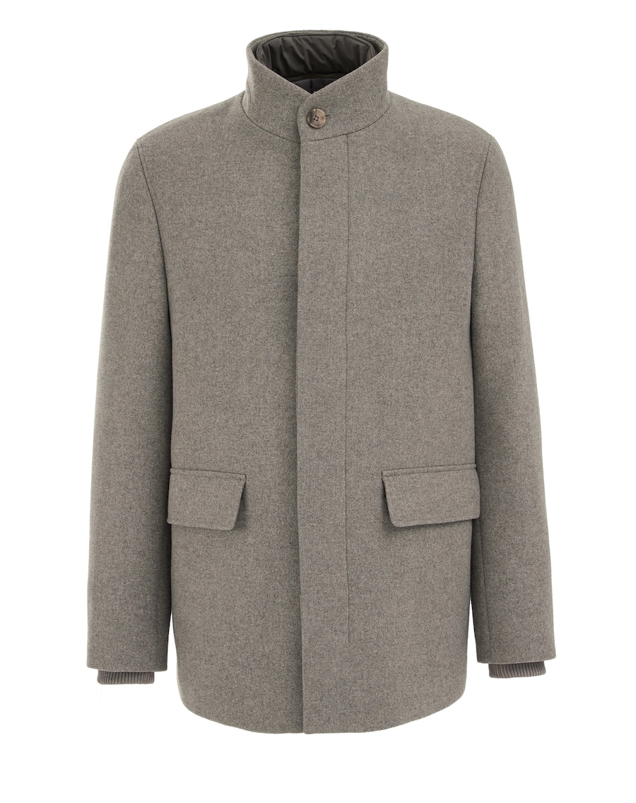 

Зимняя куртка WE Fashion, серо-коричневый