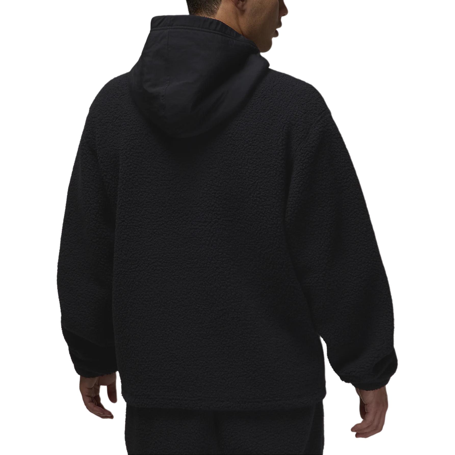 Толстовка с капюшоном Flight Men's High Pile Fleece Jordan, черный — фото 4