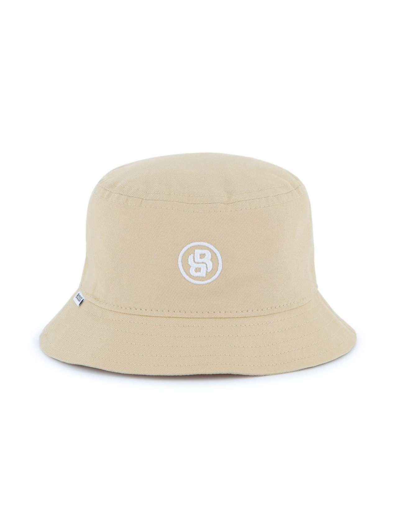

BOSS Kidswear панама с логотипом, нейтральный цвет