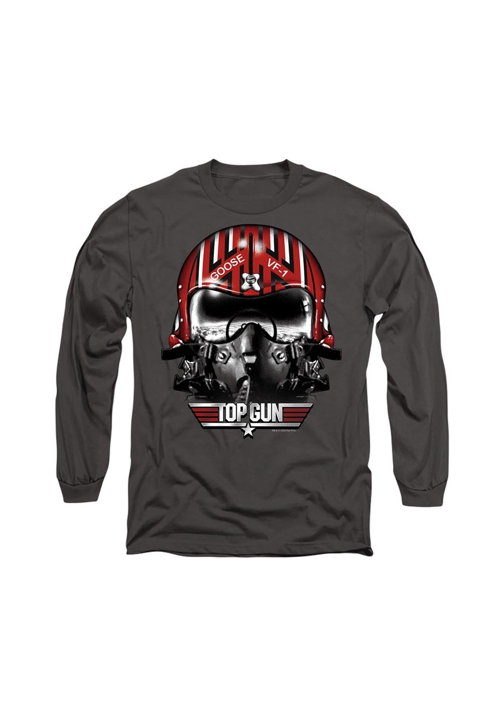 

Топ с длинными рукавами TOP GUN GOOSE HELMET Cotton Soul, антрацит