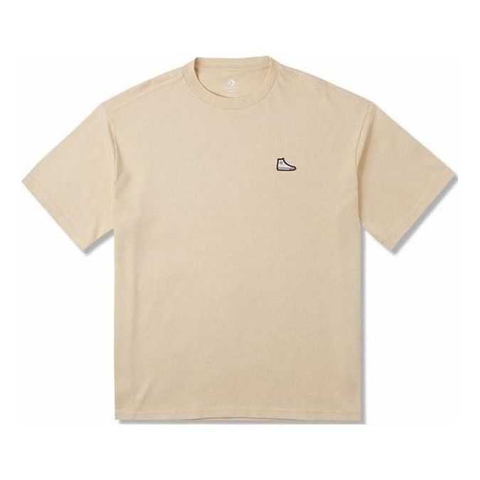 

Футболка Converse Go-To Sneaker Patch Loose-Fit T-Shirt 'Open Sesame' 10025397-A12, желто-коричневый