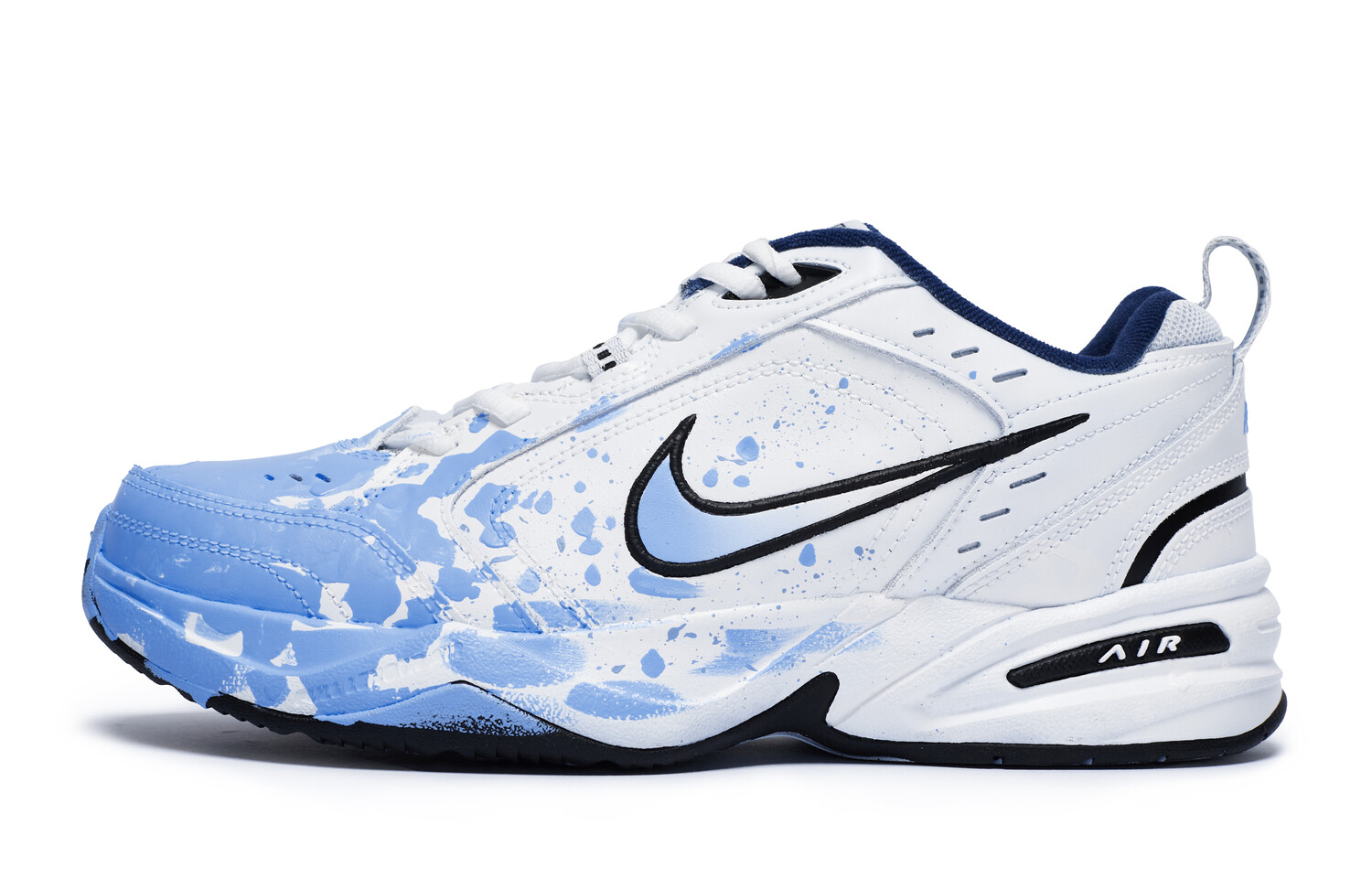 

Кроссовки Nike Air Monarch 4 Chunky Sneakers Unisex Low-top Blue/white, белый/синий