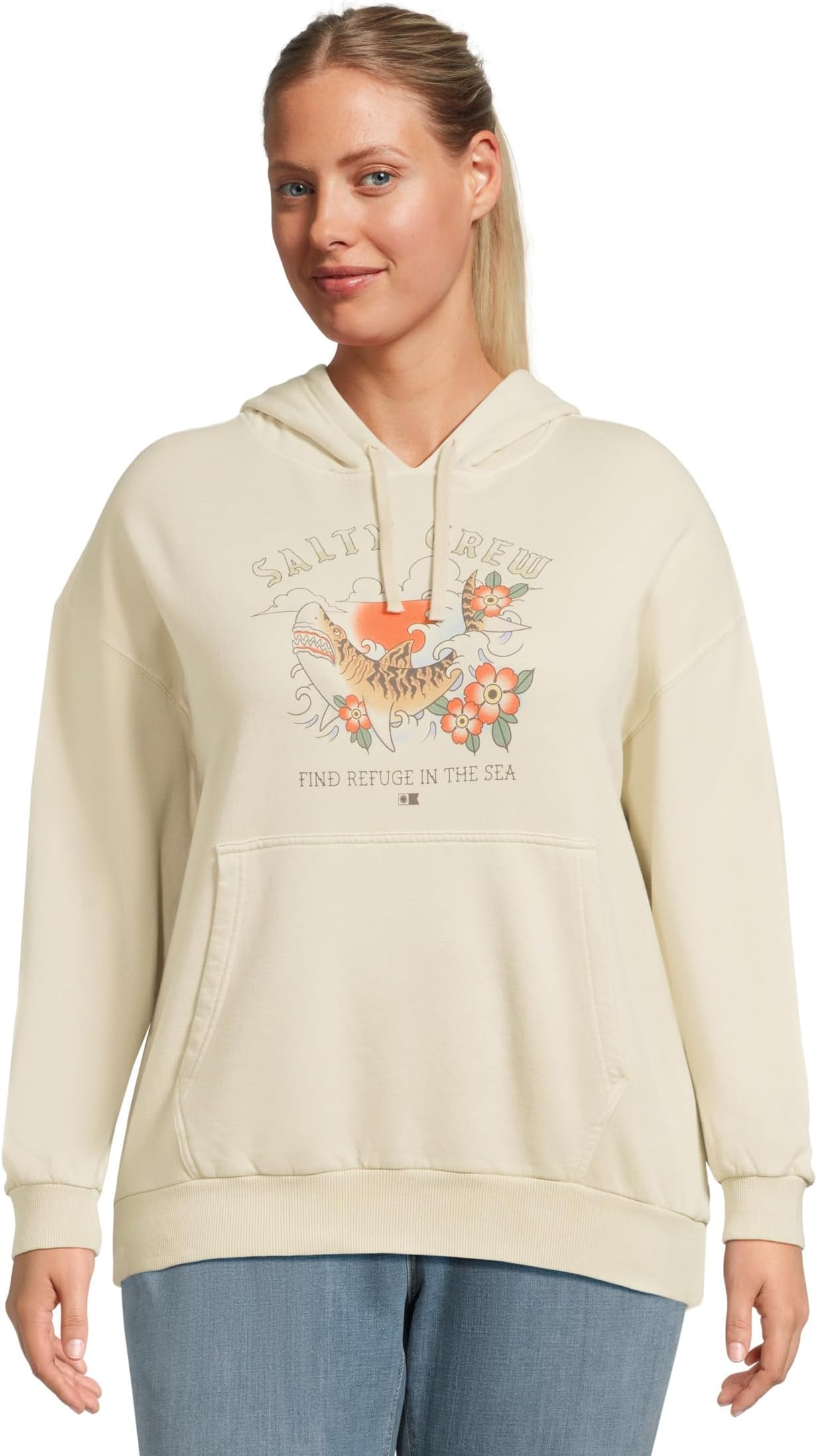 

Толстовка Salty Crew Hopper Hoody, цвет Off White