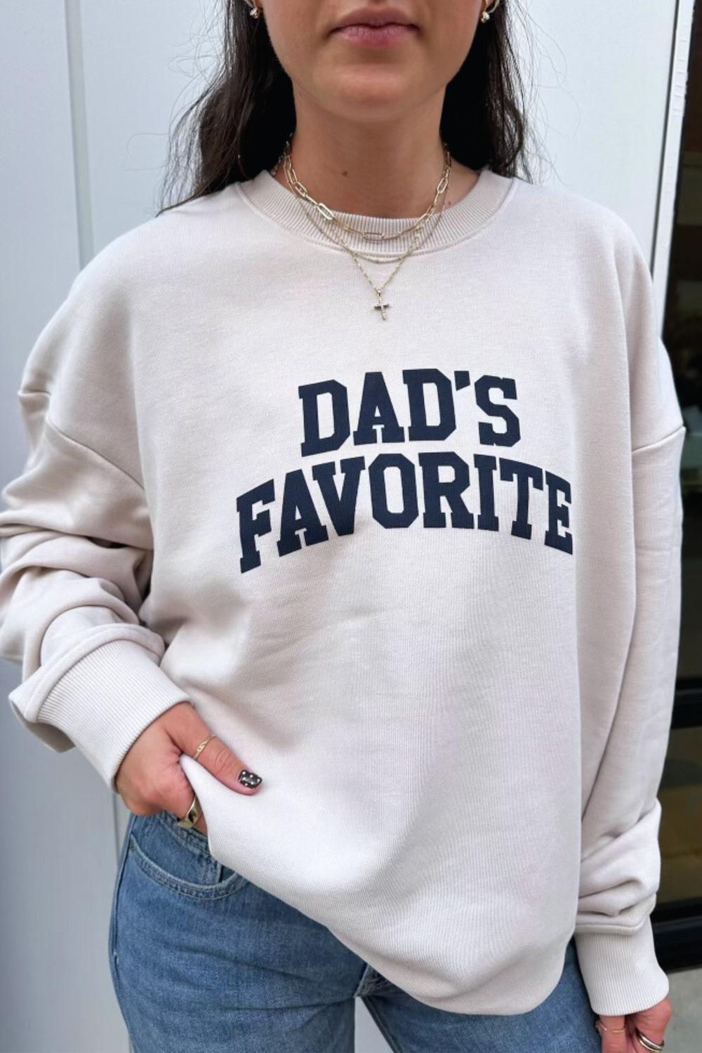 

Favorite Daughter Любимая толстовка папы, цвет вересковый овсяный