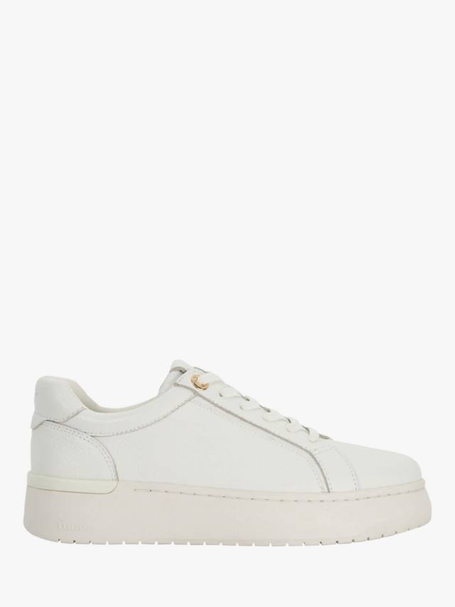 Кожаные кроссовки Emeelia Dune London, White