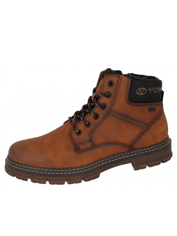 

Сапоги Tom Tailor Schnürstiefel, коричневый