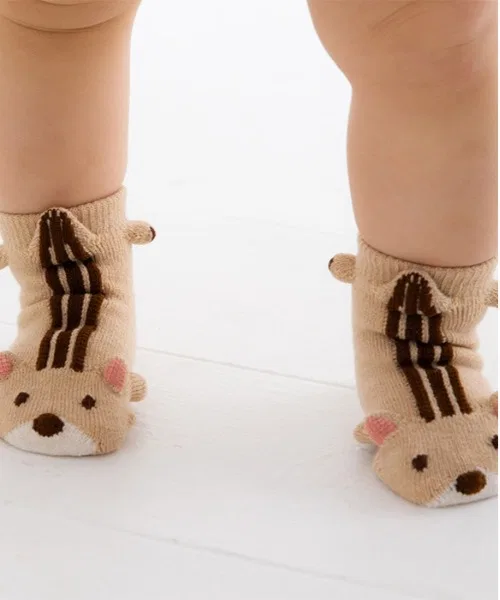 Носки POMPKINS Pop-Up Baby, розовые, XS (9-12 см) — фото 4
