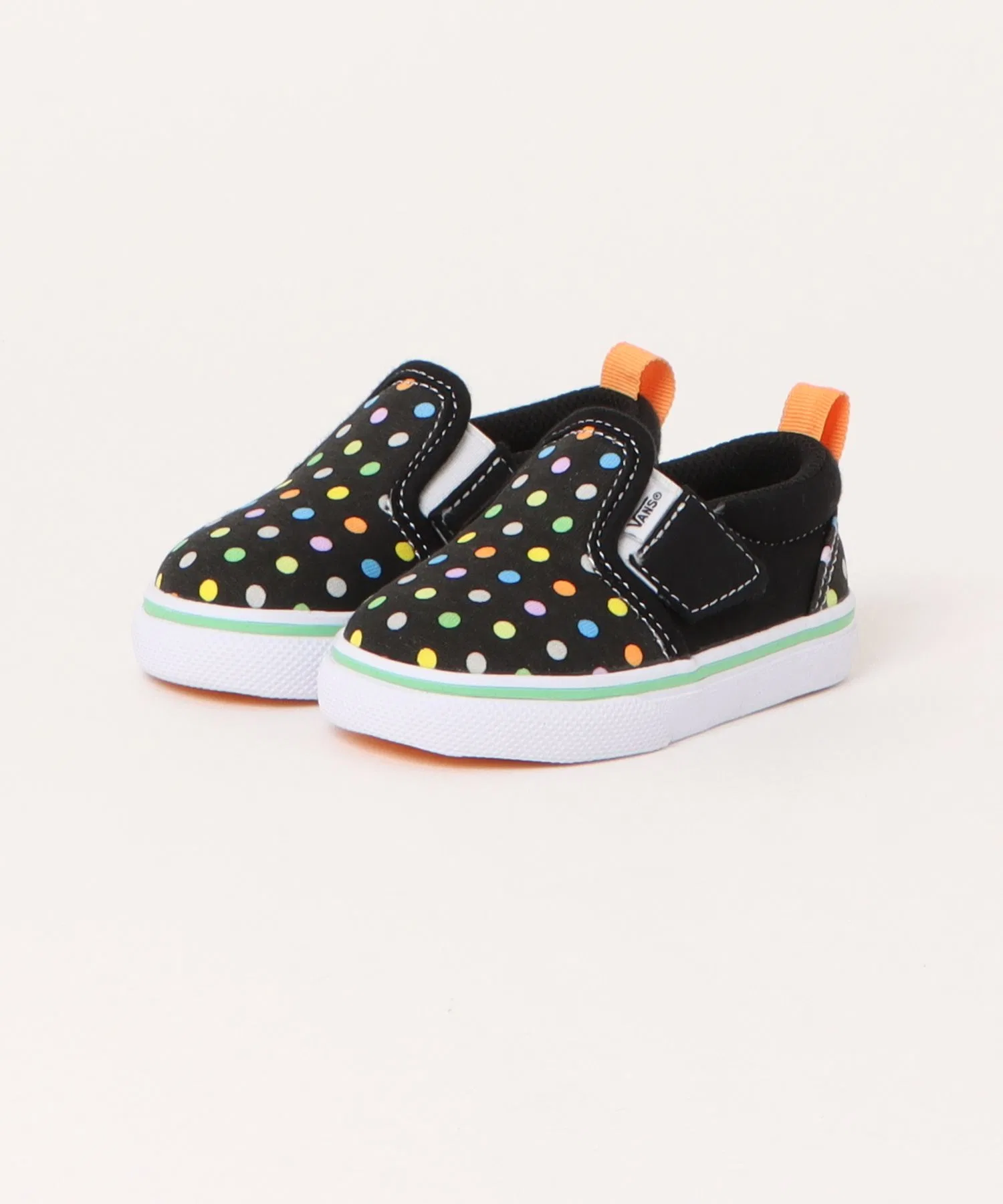 Детские кроссовки VANS SLIP ON V98TDL DOT BLK/MLT DOT