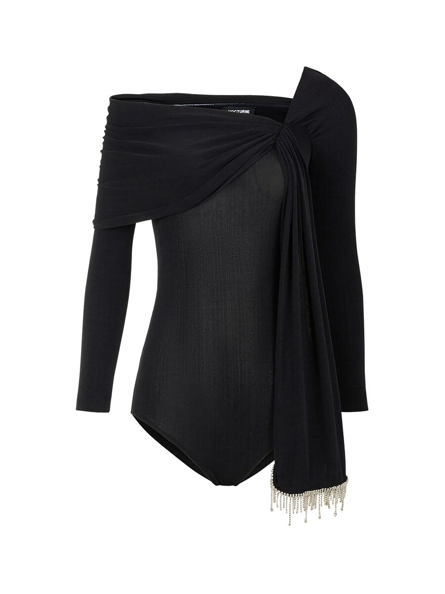 

Классический топ NOCTURNE Shirt Bodysuit, черный