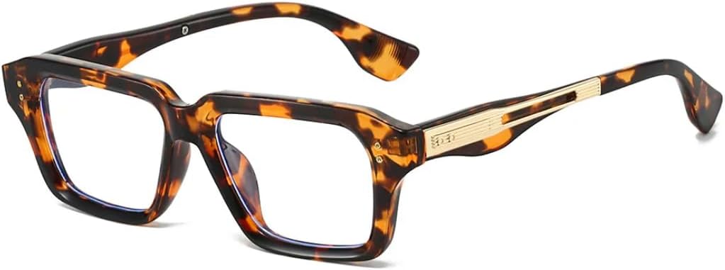 

Солнцезащитные очки с защитой UV400 | Линзы в стиле панк с заклепками, конфетного цвета | Для женщин и мужчин, для занятий спортом на открытом воздухе и вождения DSVIGF, C10 Leopard Clear