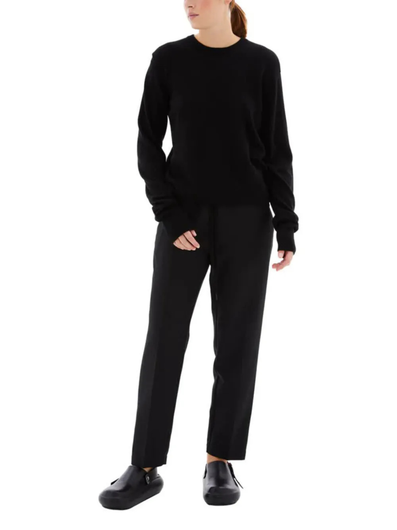 

Кашемировый джемпер Jil Sander, черный