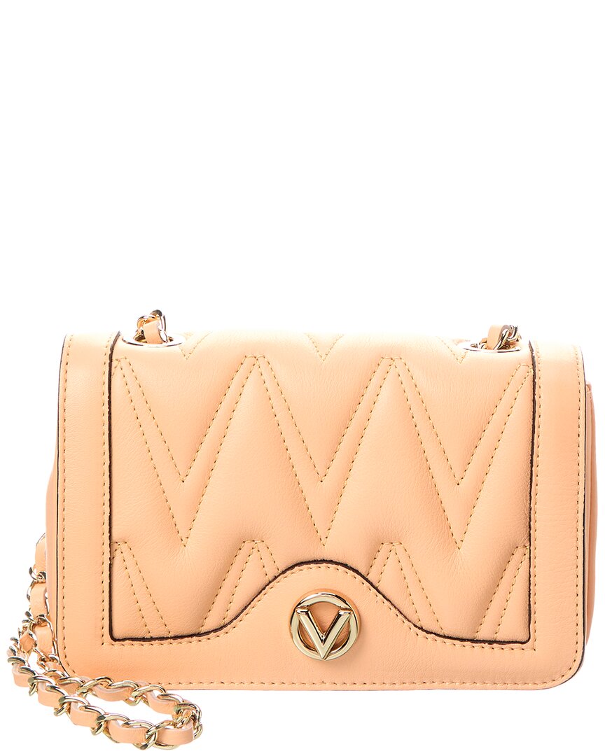 

Valentino by Mario Valentino Дамская ромбовидная кожаная сумка через плечо, розовый