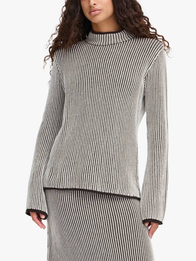 

Джемпер Danuta с высоким воротником и хлопковой полоской ICHI