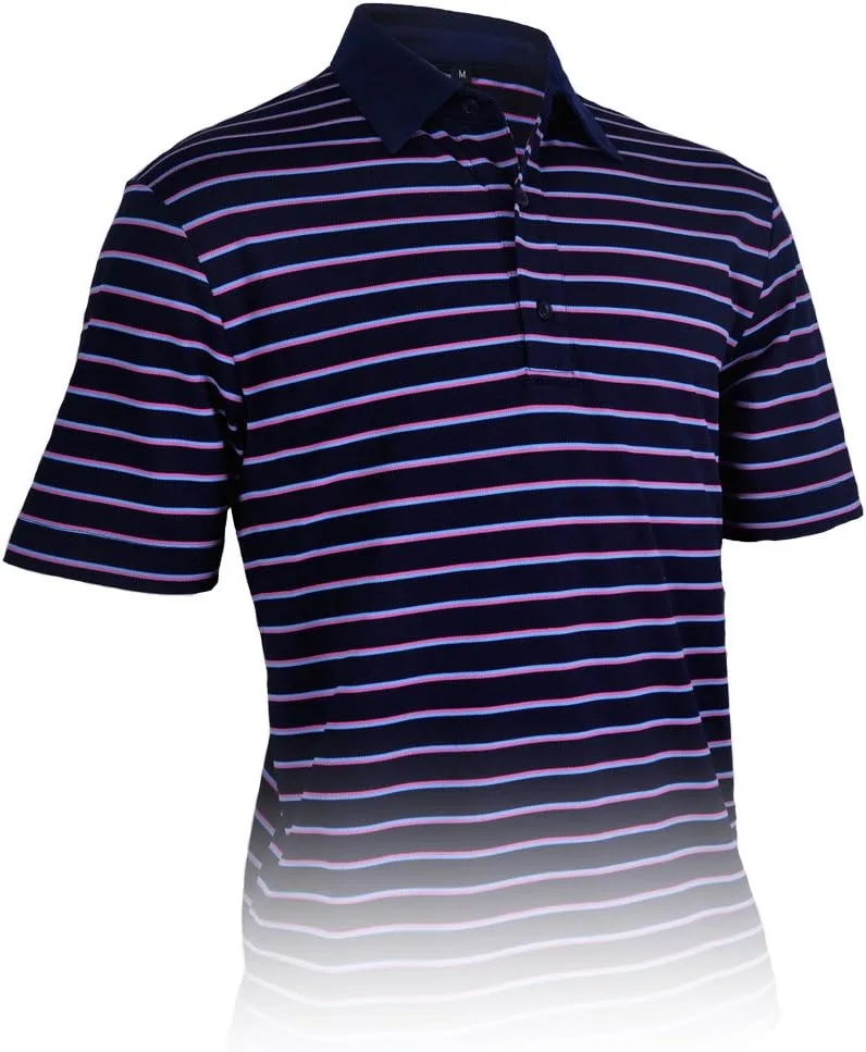 

Polo Shirt Monterey Club Conway Microfiber Stripe Texture