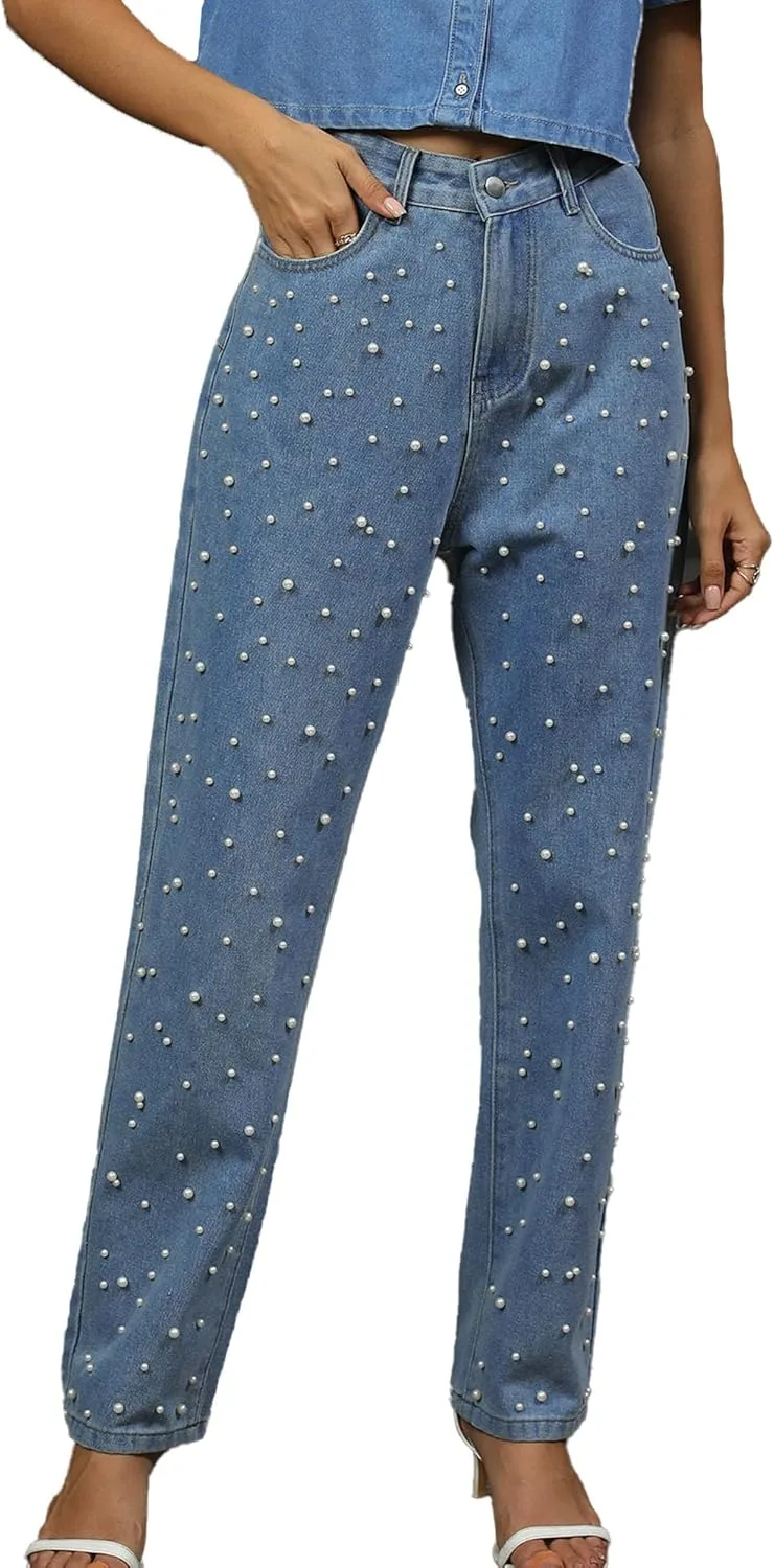 

Женские джинсы Pante с высокой талией и прямыми штанинами Curvy Fit Pantete