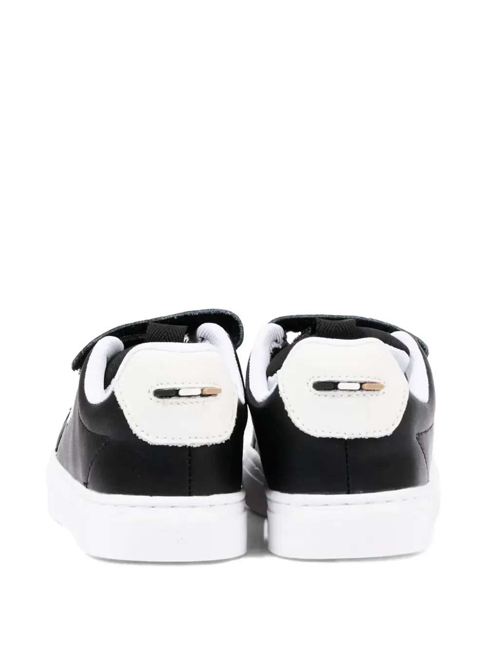 Кожаные кроссовки Boss Kidswear, черный — фото 4