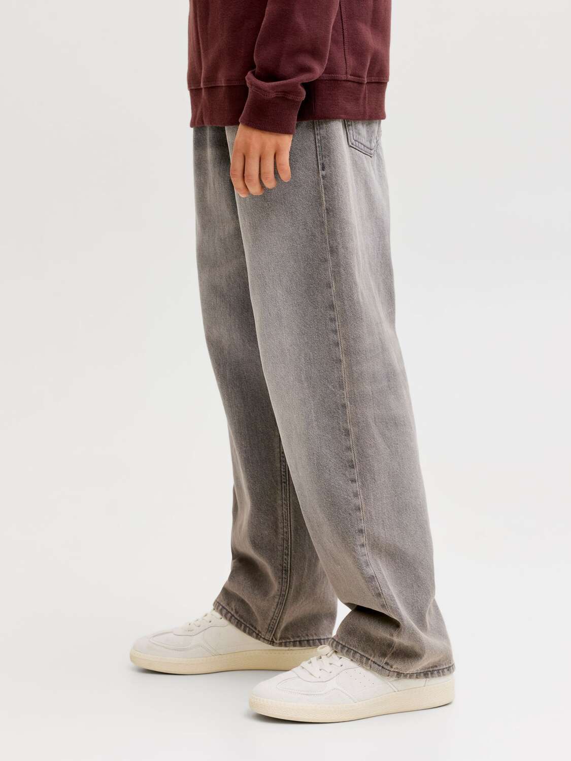 Jack & Jones Junior Джинсы Regular 'JJIALEX JJORIGINAL' в сером дениме — фото 4