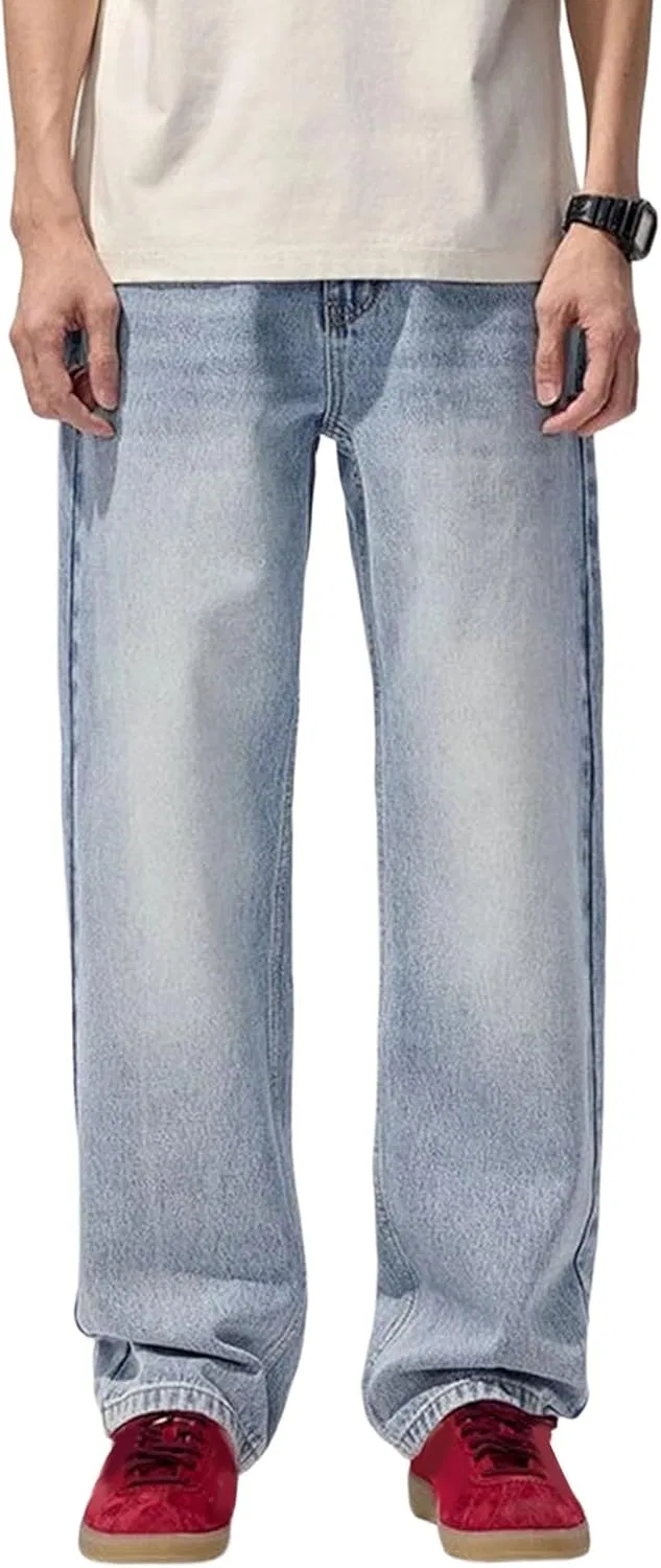 Джинсы Casual Distressed, светло-синий