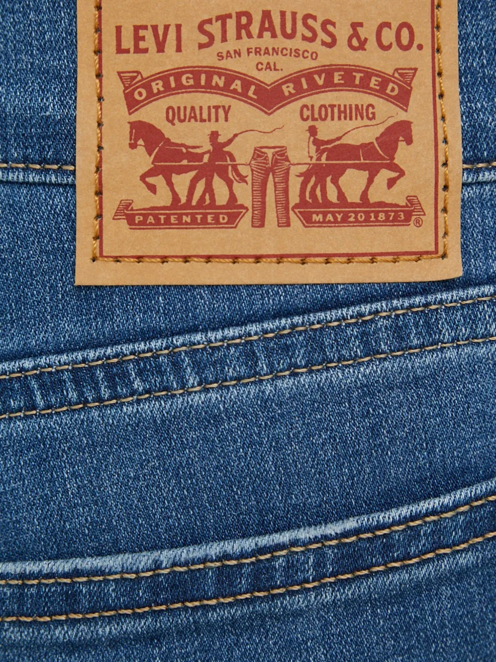 Джинсы с поясными петлями Levi'S, синий — фото 4