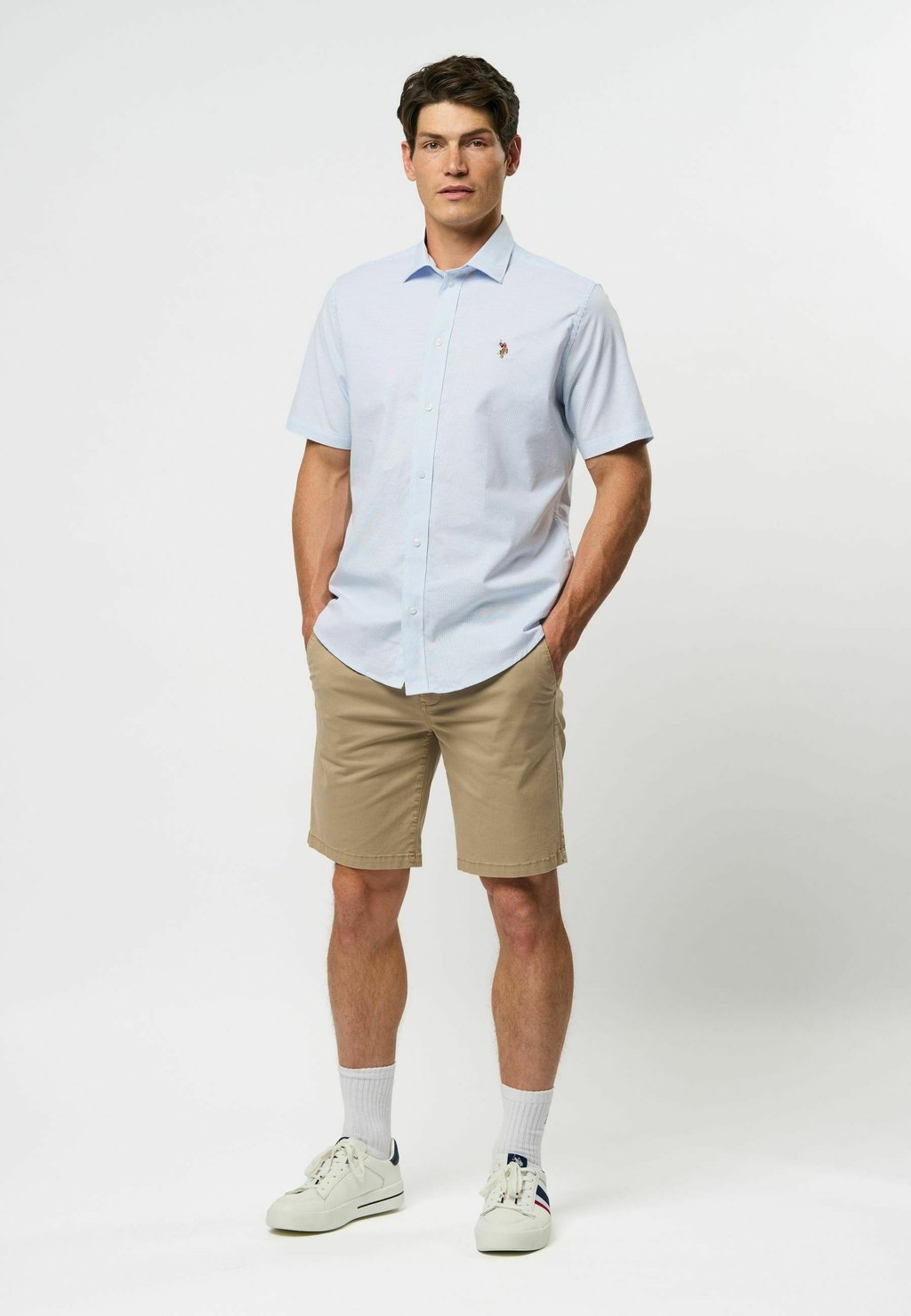 Рубашка NATAN U.S. Polo Assn., светло-голубой — фото 2