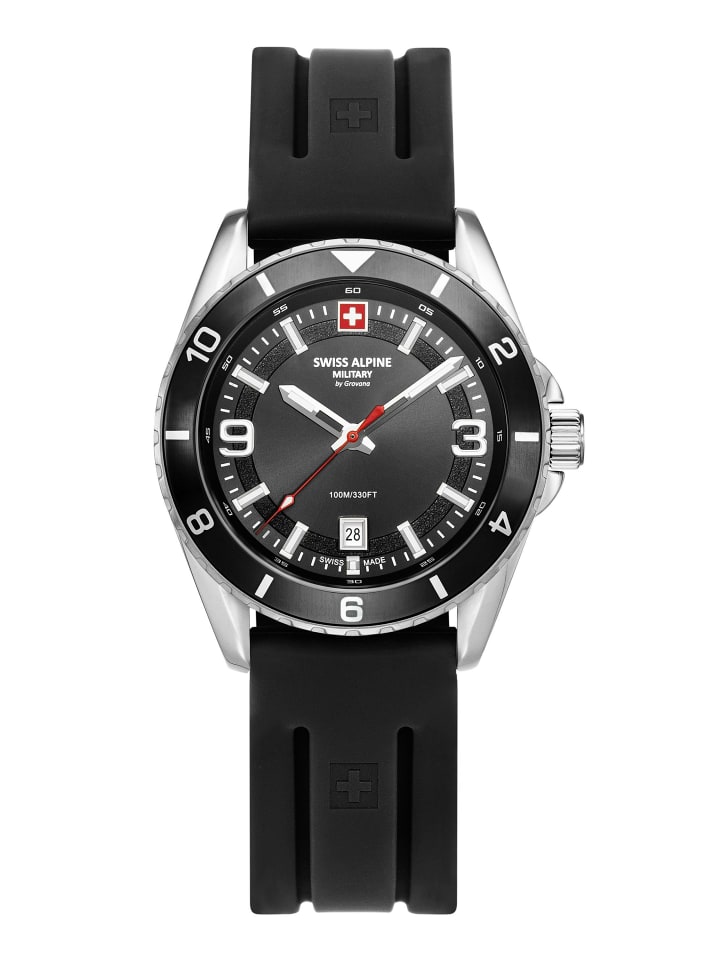 

Swiss Alpine Military by Grovana Мужские аналоговые часы черного цвета