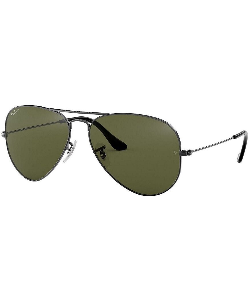 

Поляризованные солнцезащитные очки-авиаторы Ray-Ban унисекс 0RB3025 62 мм, черный