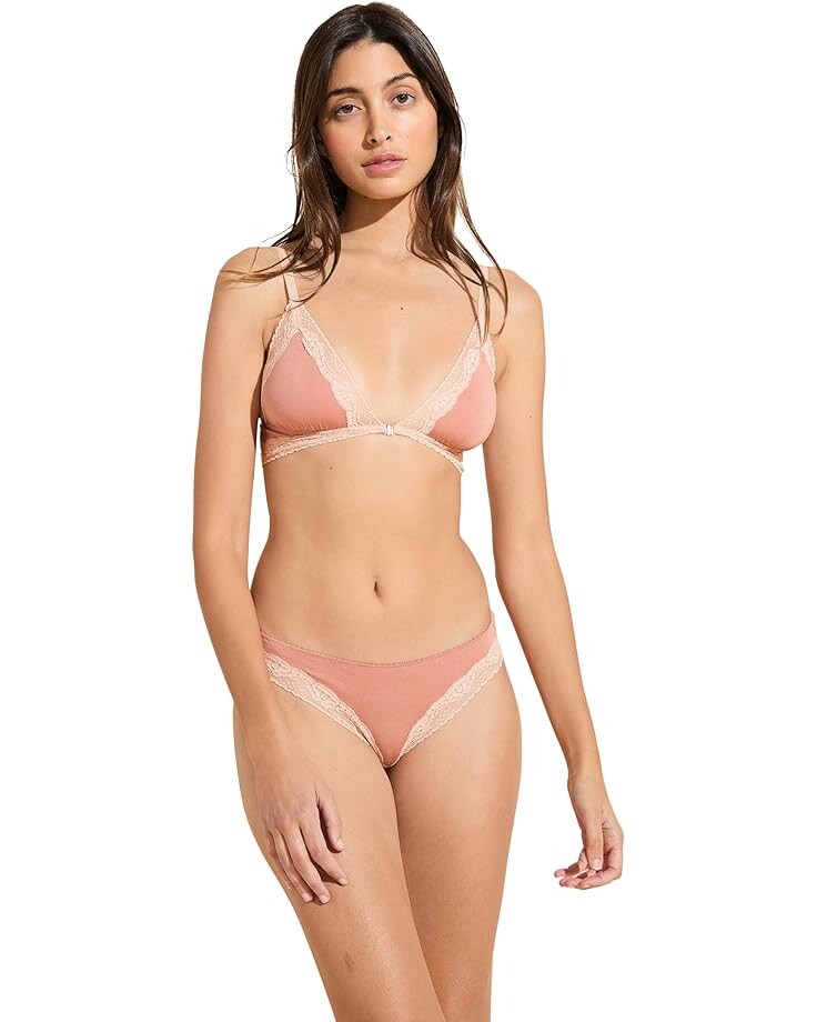 

Бюстгальтер Eberjey Flora Front Closurelette, розовый