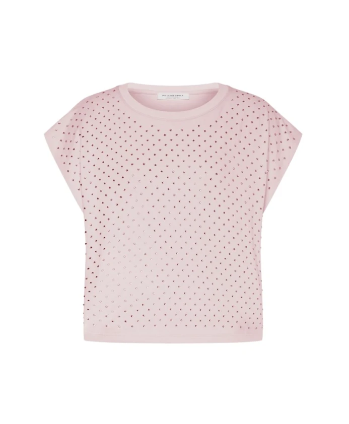 

Укороченная футболка Philosophy Di Lorenzo Serafini, розовый