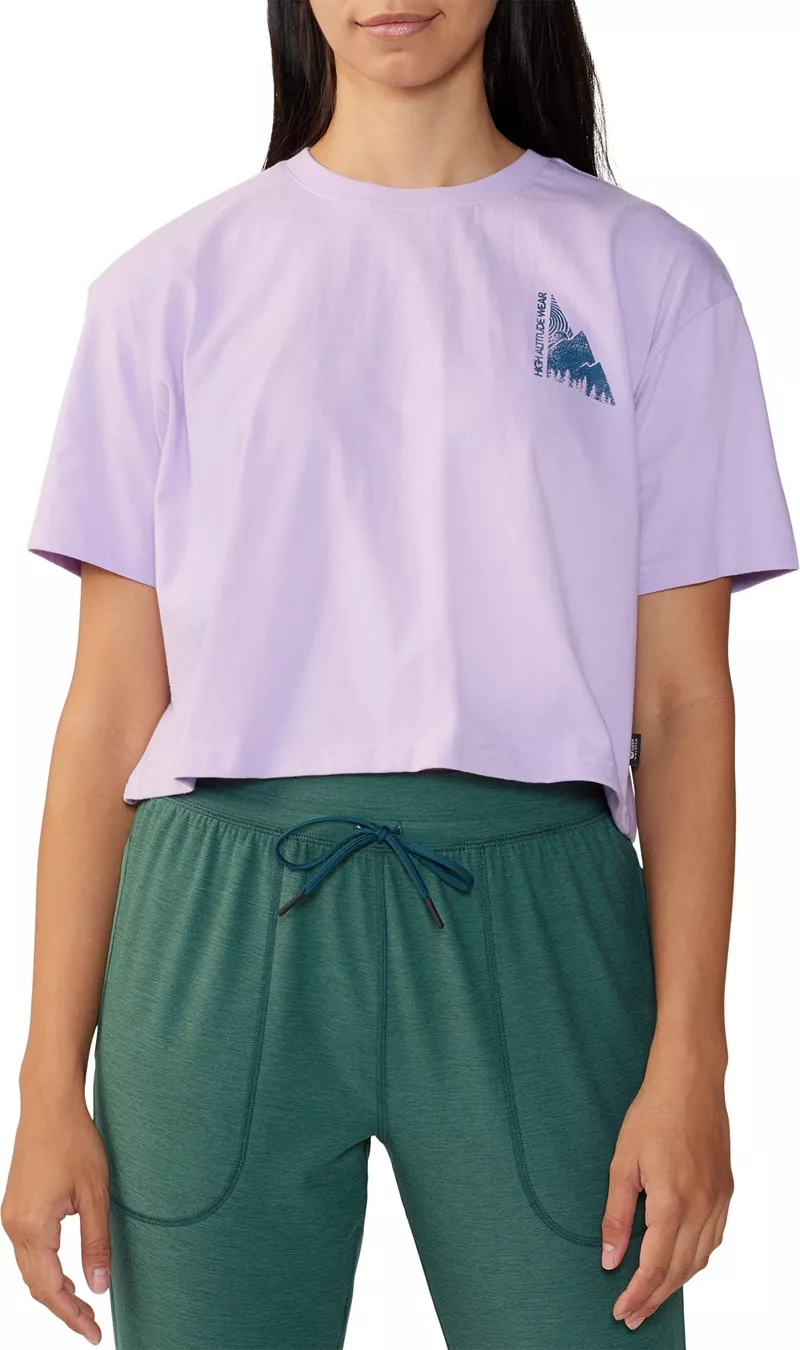 

Женская укороченная куртка с короткими рукавами Mountain Hardwear Jagged Peak, цвет Wisteria