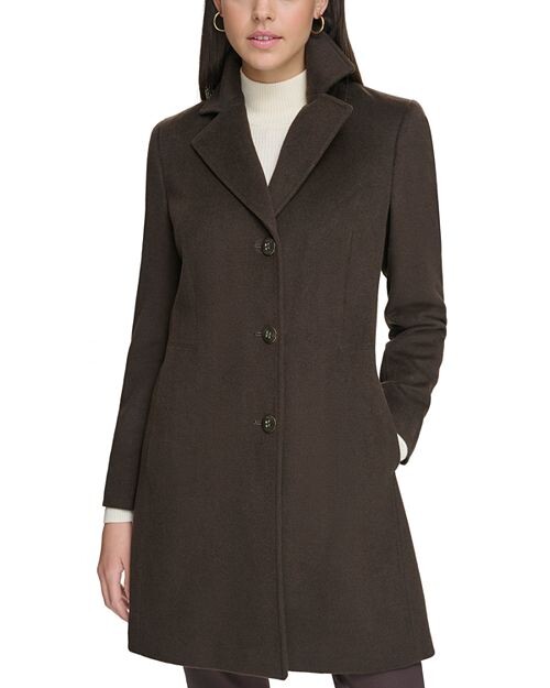 

Пальто средней длины Calvin Klein, цвет Brown