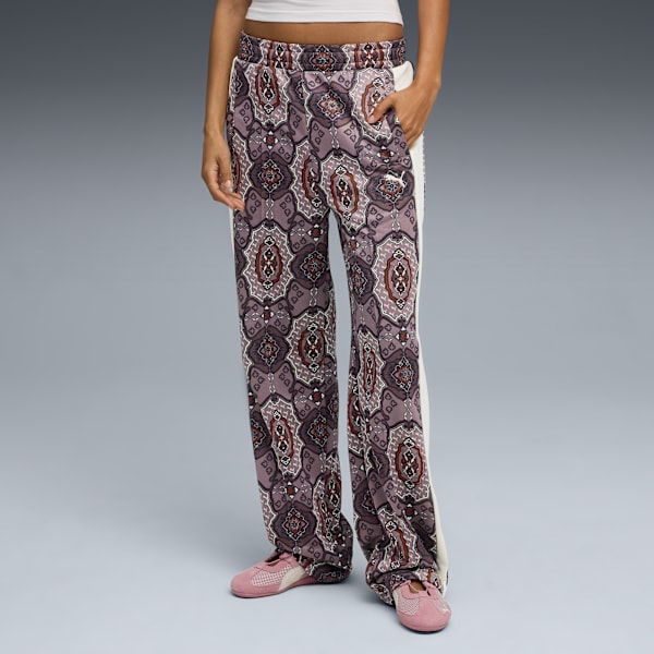 

Женские спортивные брюки Vintage Prep T7 Puma, фиолетовый