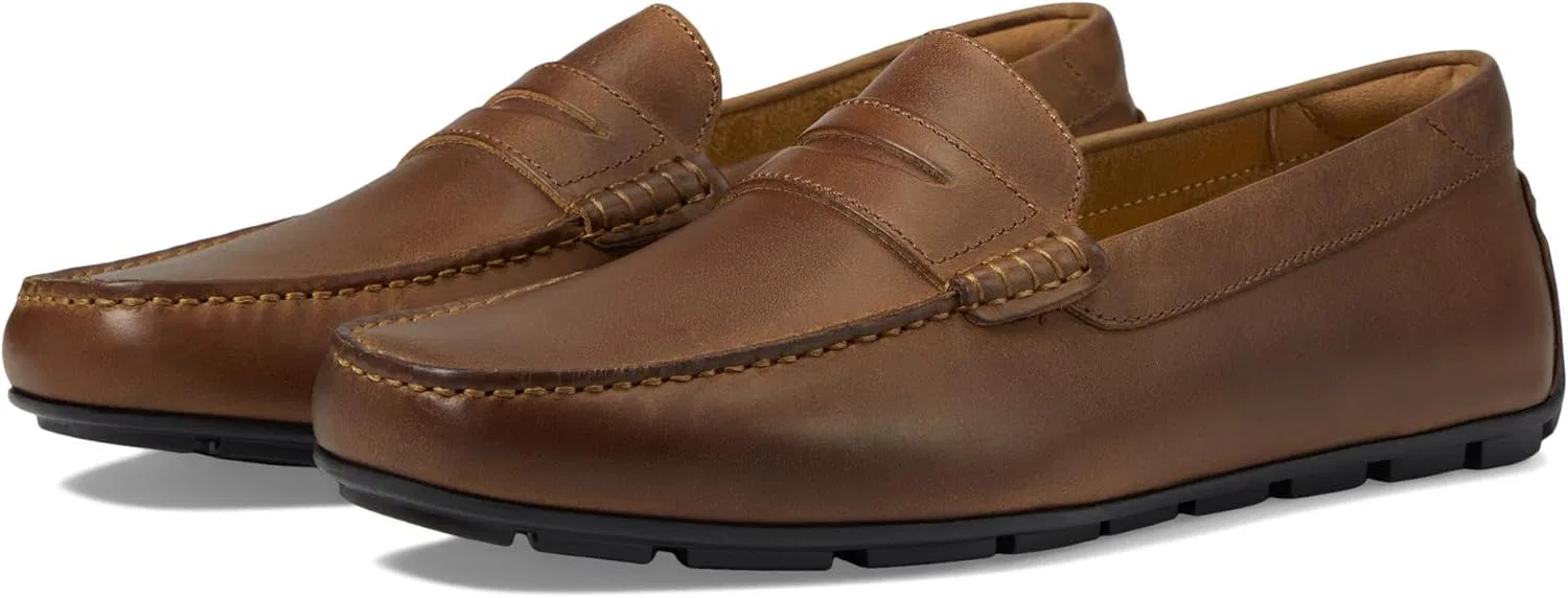 Мужские лоферы Florsheim Throttle Penny Loafer Slippers, 2-Brown Crazy Horse Ii — фото 2