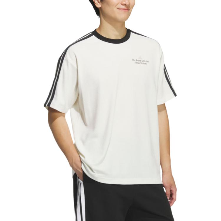 Adidas Футболка мужская Jade White/Black — фото 3