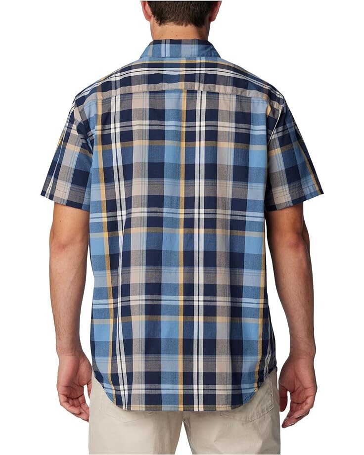 

Рубашка Columbia Rapid Rivers II Short Sleeve Shirt, цвет Collegiate Navy Multi Plaid