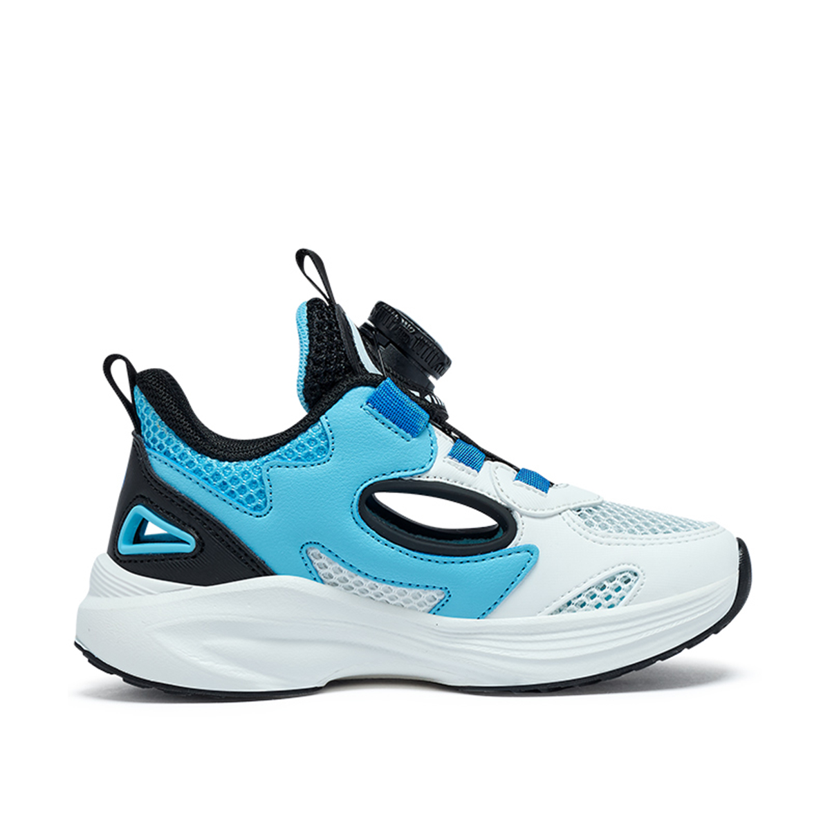 Rebound Breathable Lightweight Cushioning Low Top Casual Shoes Kids' BIG WASP, snow crystal синий — фото 4