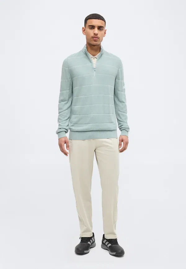 Джемпер Adidas Golf Ultimate365 tour wind quarter zip, цвет шалфей — фото 2