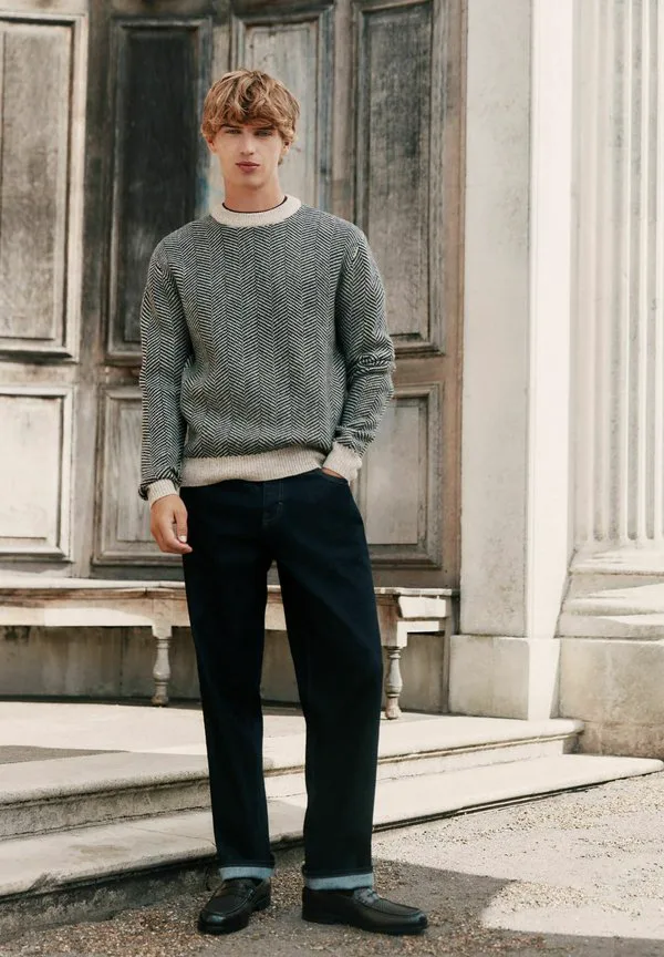 Фирменные мягкие джинсы прямого кроя Next, Blue Indigo Rinse