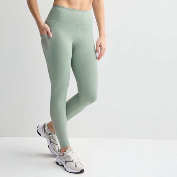 

Женские ультраэластичные сетчатые леггинсы 7/8 Tek Gear, цвет ostego bay