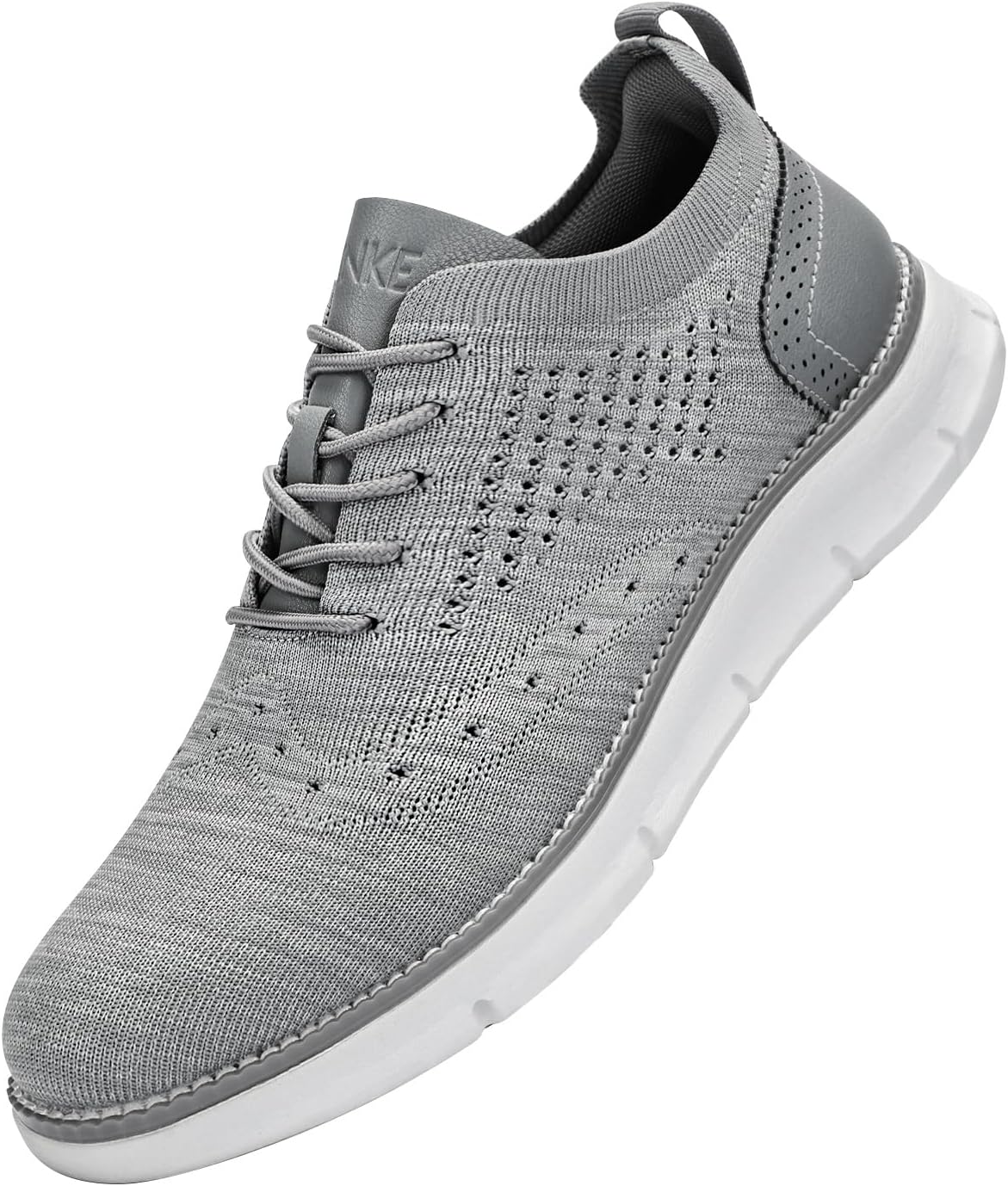 

Мужские модные туфли, повседневные оксфорды, кроссовки, деловые туфли, теннисные туфли, удобные, легкие, для ходьбы Svnke, Grayish Gey