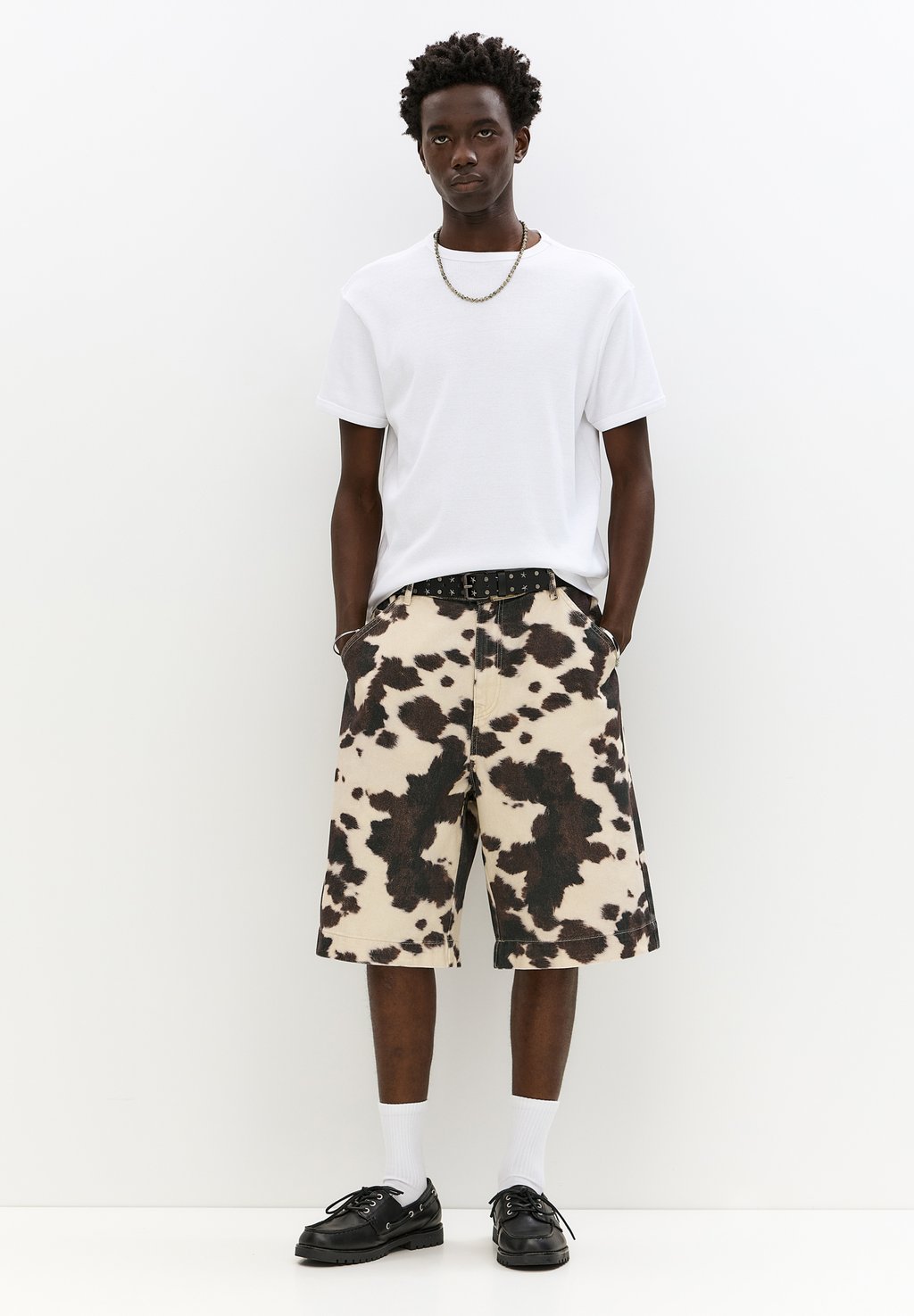 

Базовая футболка PULL&BEAR, белый