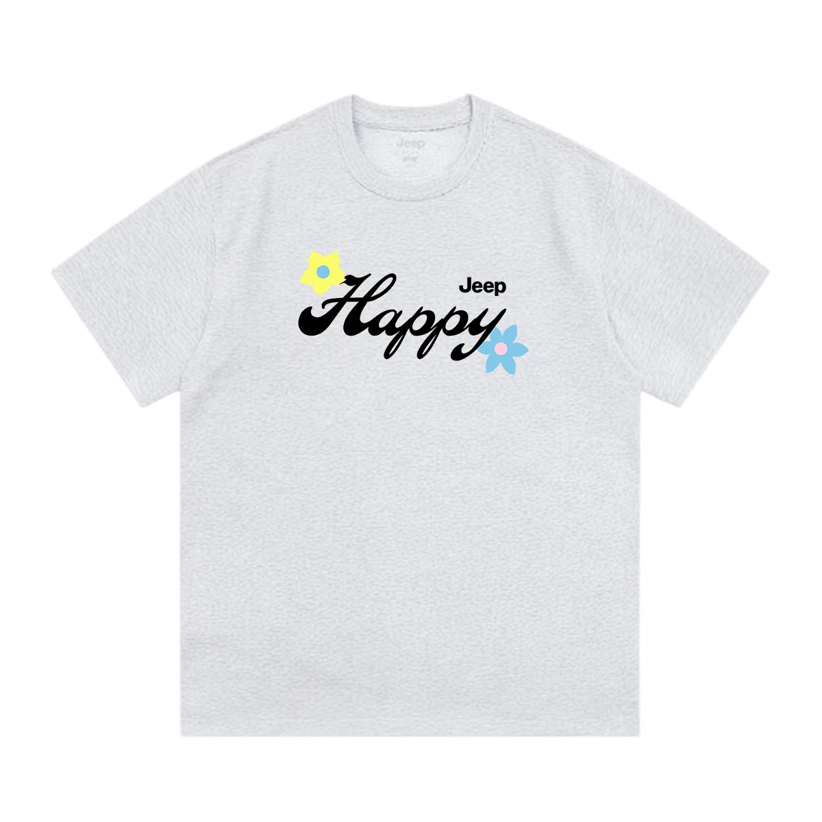 Футболка хлопковая Crew Neck Jeep Heather Gray