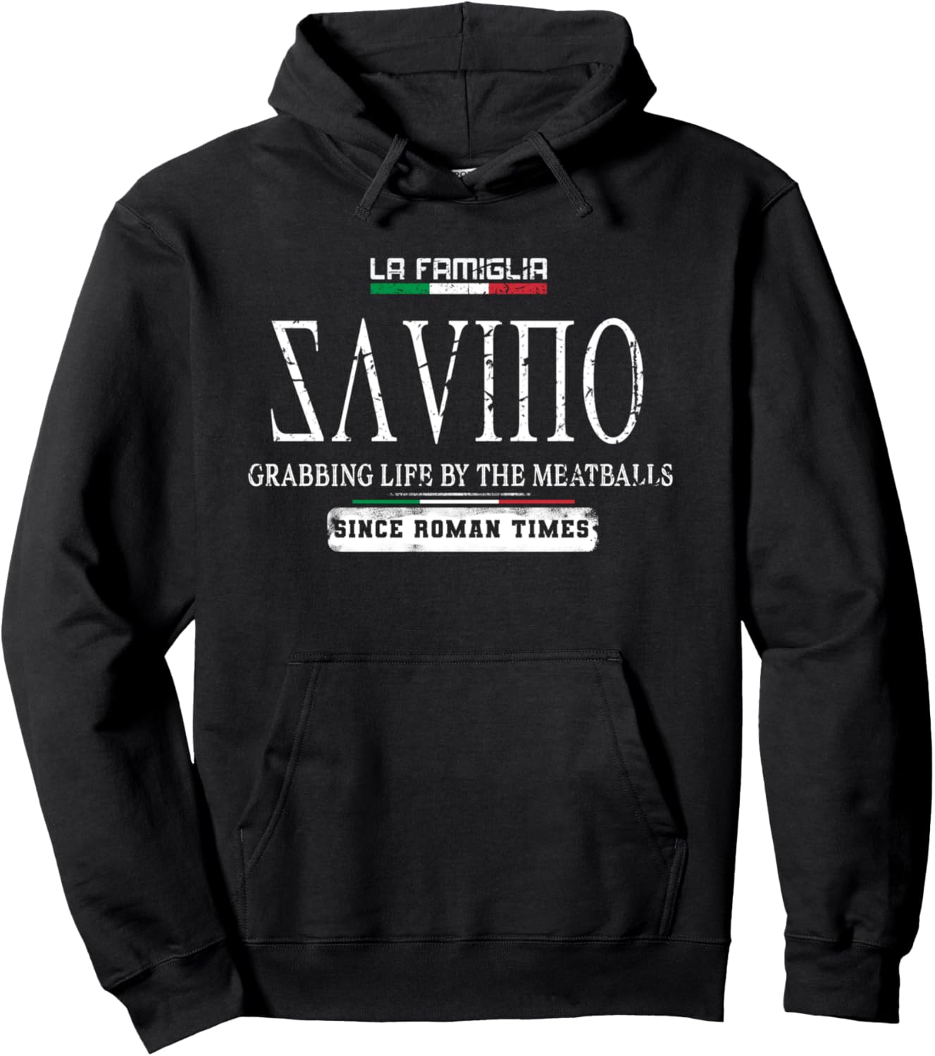 

Италия La Famiglia Savino Хватаемся за жизнь с помощью фрикадельок Худи Italia La Famiglia Family & Country, черный