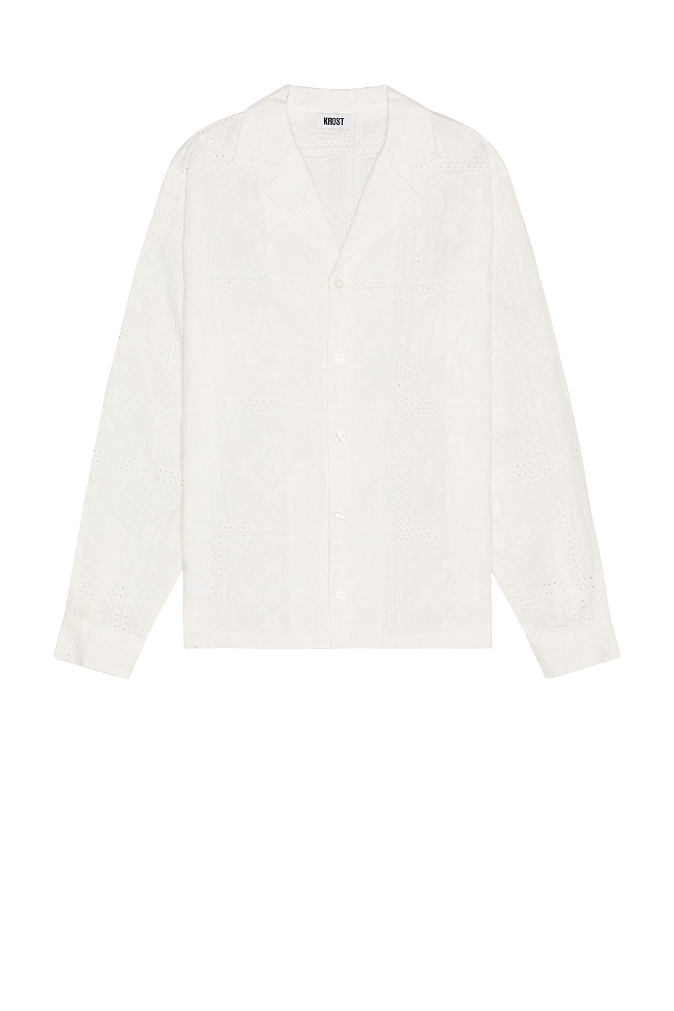 

Вышитая рубашка Montauk Krost, white