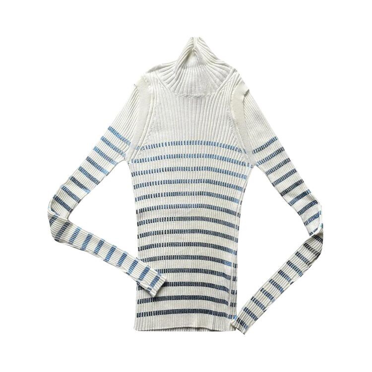 

Топ Jean Paul Gaultier Mariniere High Neck Top White/Navy, белый