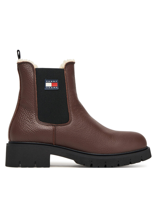 Классические ботильоны Tjw Chelsea Boot Wl EN0EN02826 Tommy Jeans, коричневый