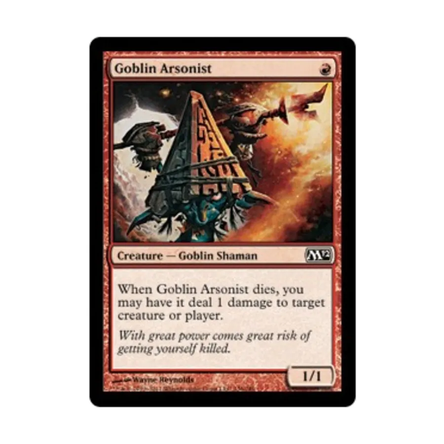 

CCG Гоблин-поджигатель (C) (фольга), MTG - Magic 2012