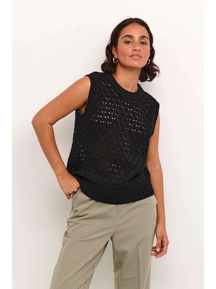 

Топ Kaffe Strick, черный