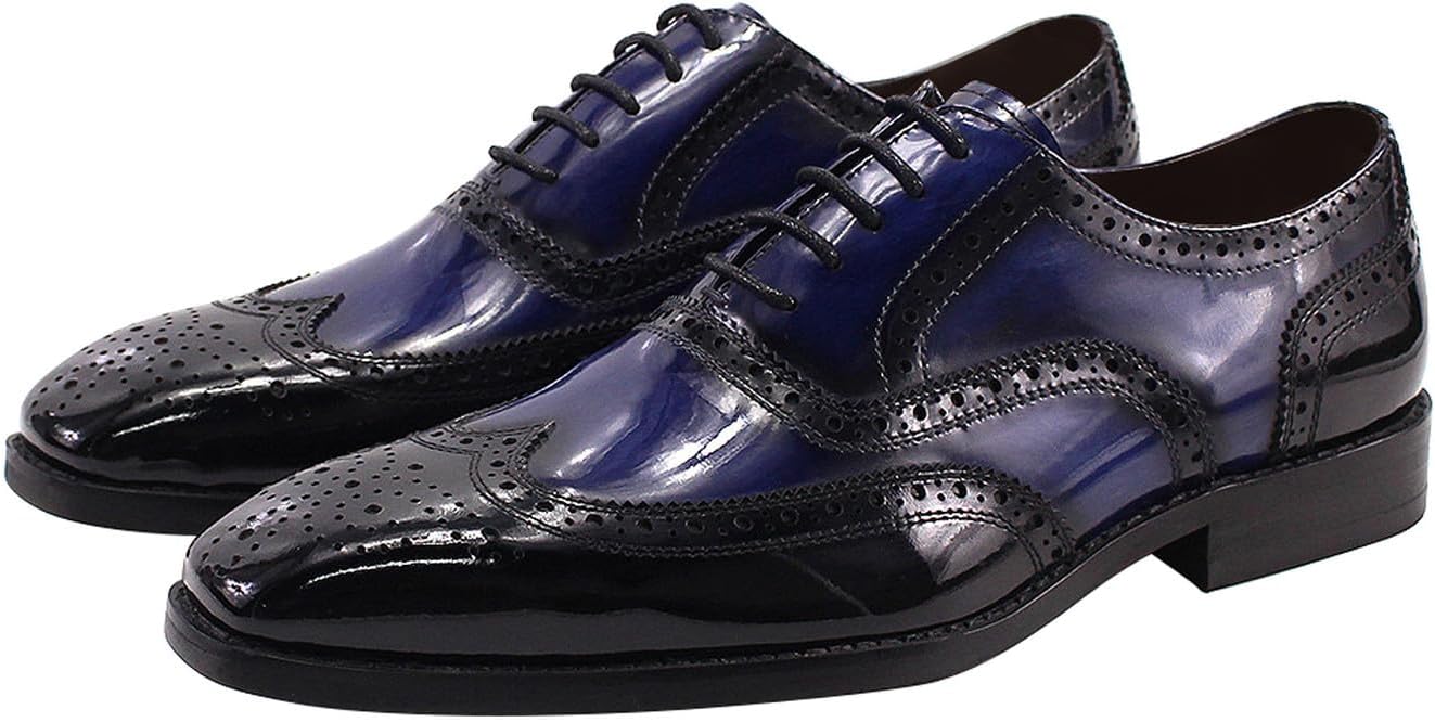 

Мужские туфли Santimon Wingtips Brogues Oxfords, формальные деловые туфли из натуральной кожи, роскошные дерби для мужчин, для выпускного, свадьбы, бизнеса, повседневного ношения, двухцветные, модные, удобные туфли к смокингу, черный